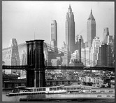 Photo:  New York skyline (BW)